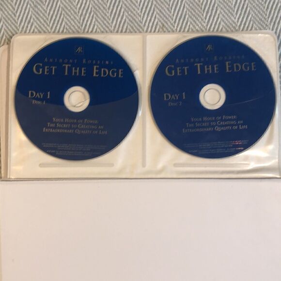 ANTHONY ROBBINS Get The Edge CD set of 10 - Picture 2 of 5